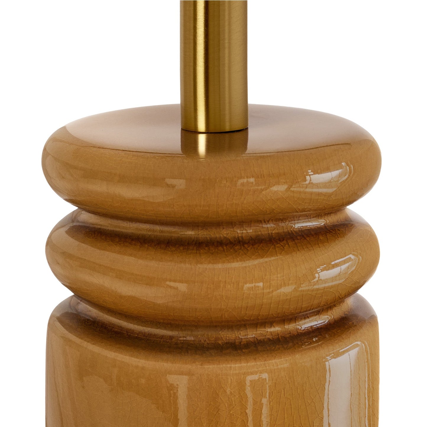 Agnes Table Lamp 26", Glossy Honey